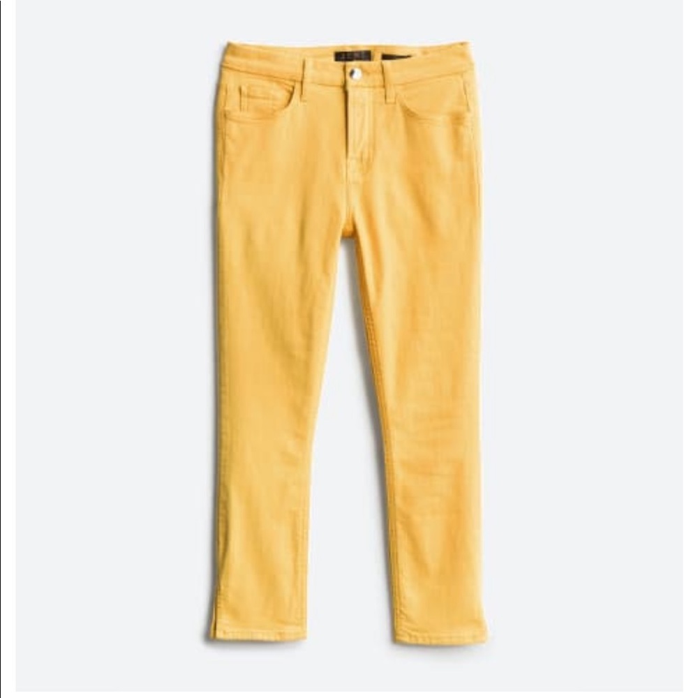 Jen7 7 for all mankind cropped capri pant with side vent